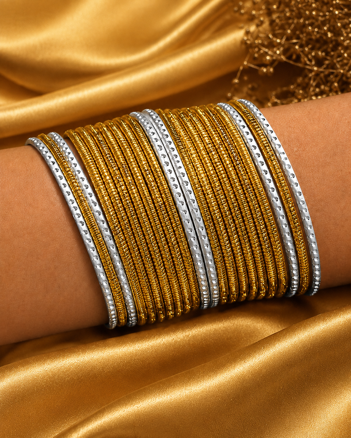 Glittering Harmony Bangles