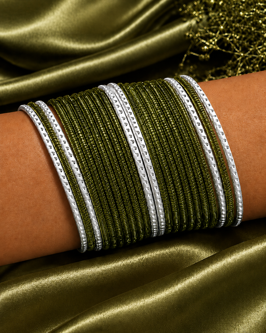 Glittering Harmony Bangles