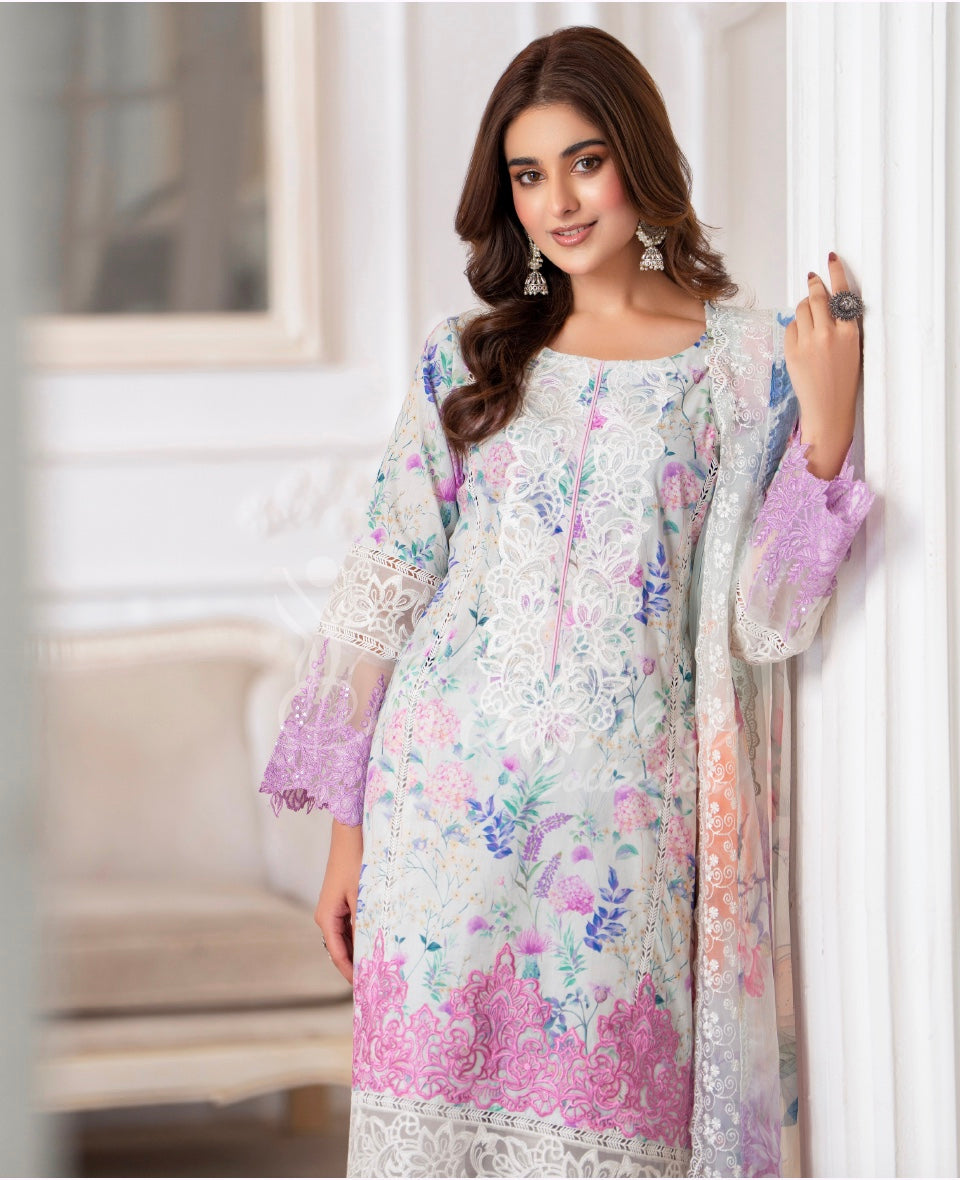 Sahibah Embroidered Lawn Suit