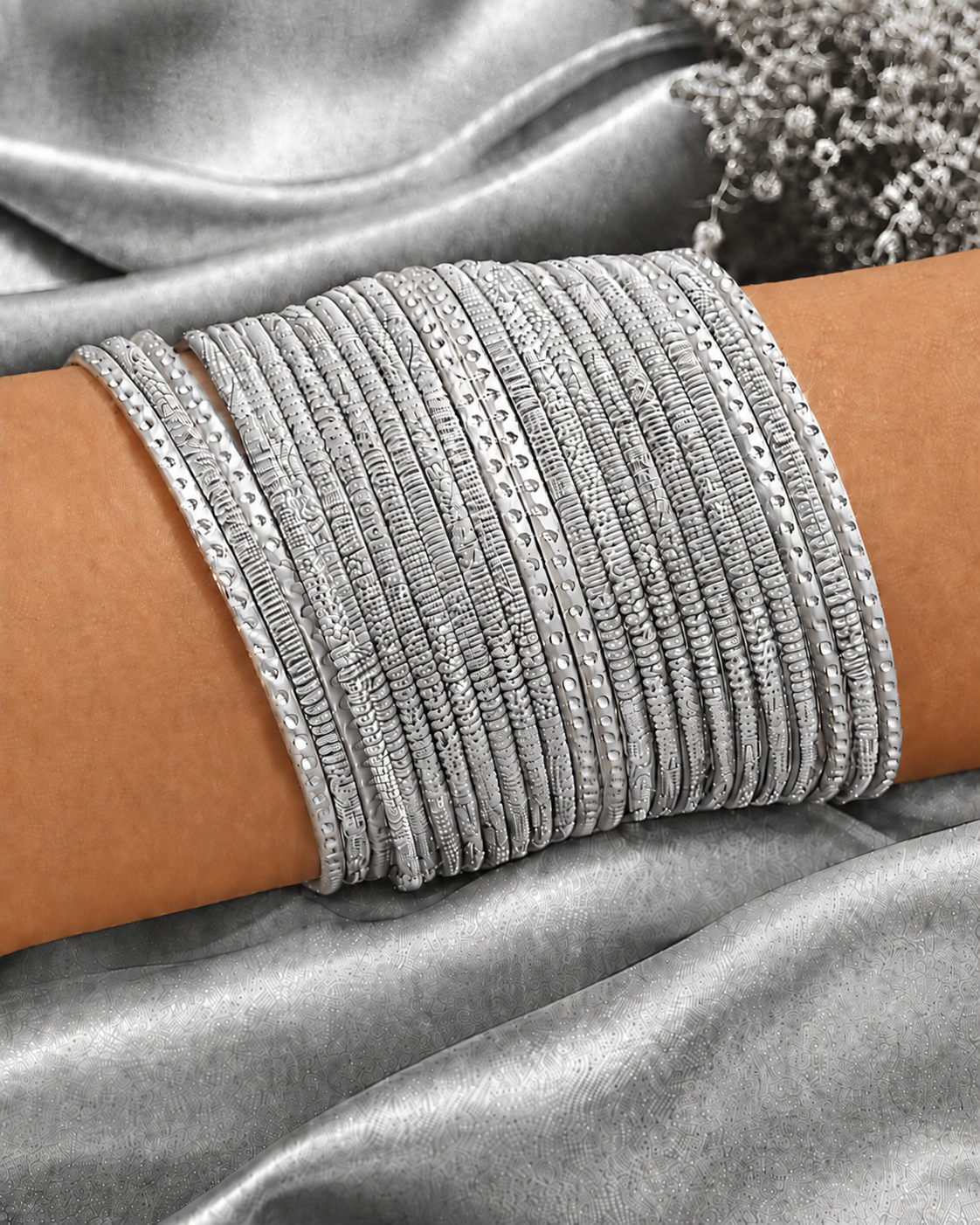 Glittering Harmony Bangles
