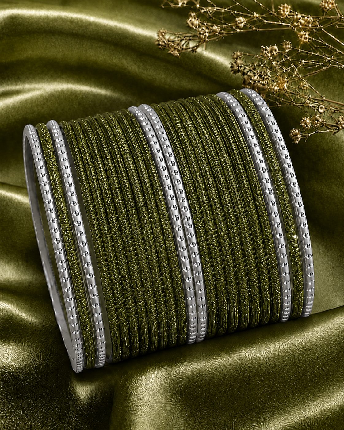 Luxe Glitter Stack Bangles