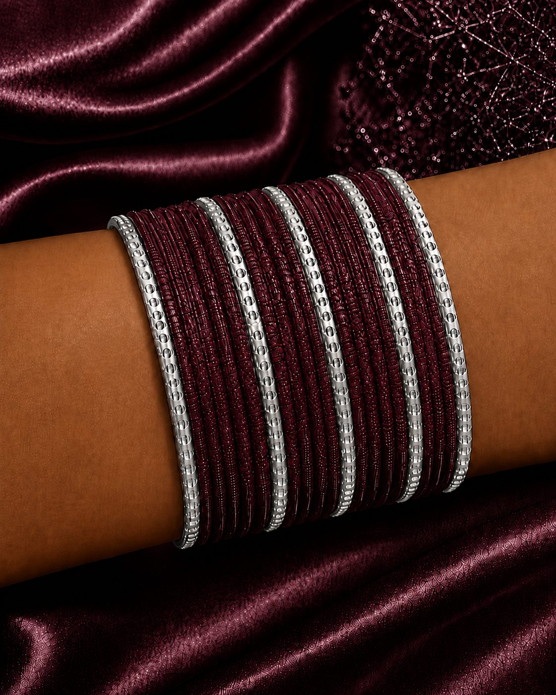 Luxe Glitter Stack Bangles