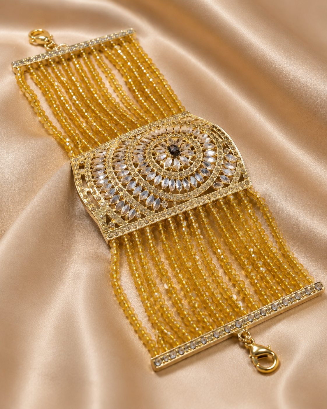 Regal Cascade Beaded Bracelet