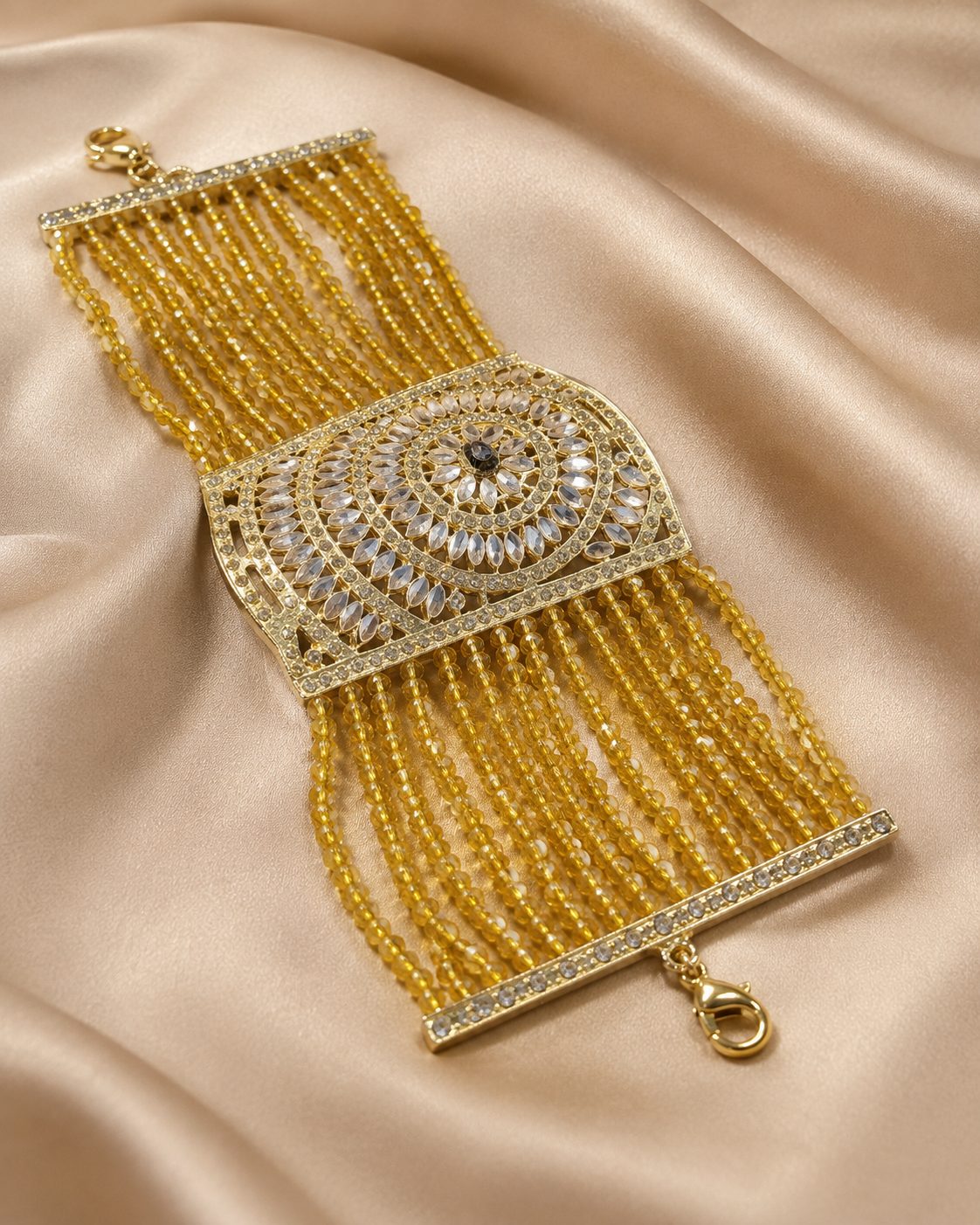 Regal Cascade Beaded Bracelet