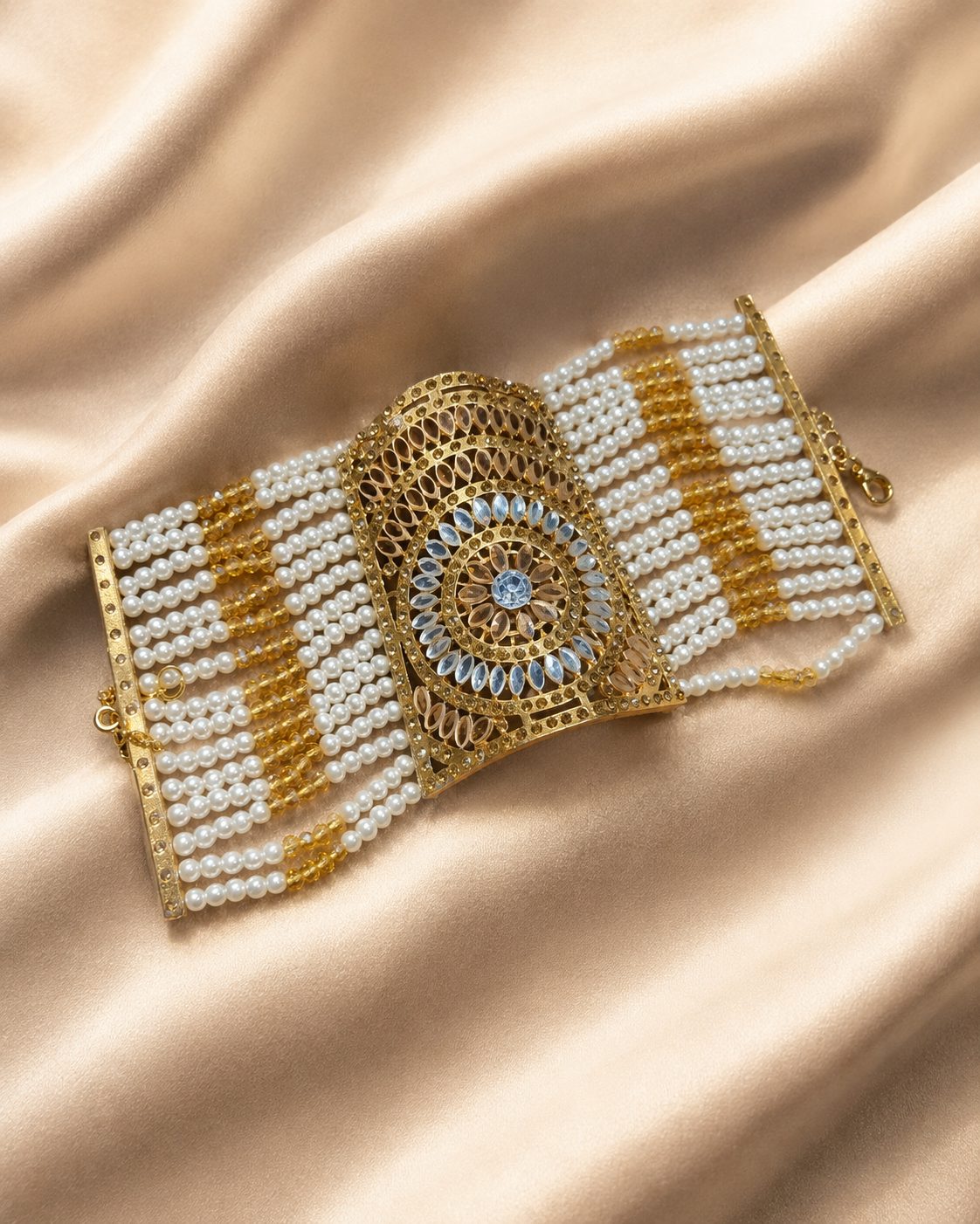 Regal Cascade Beaded Bracelet
