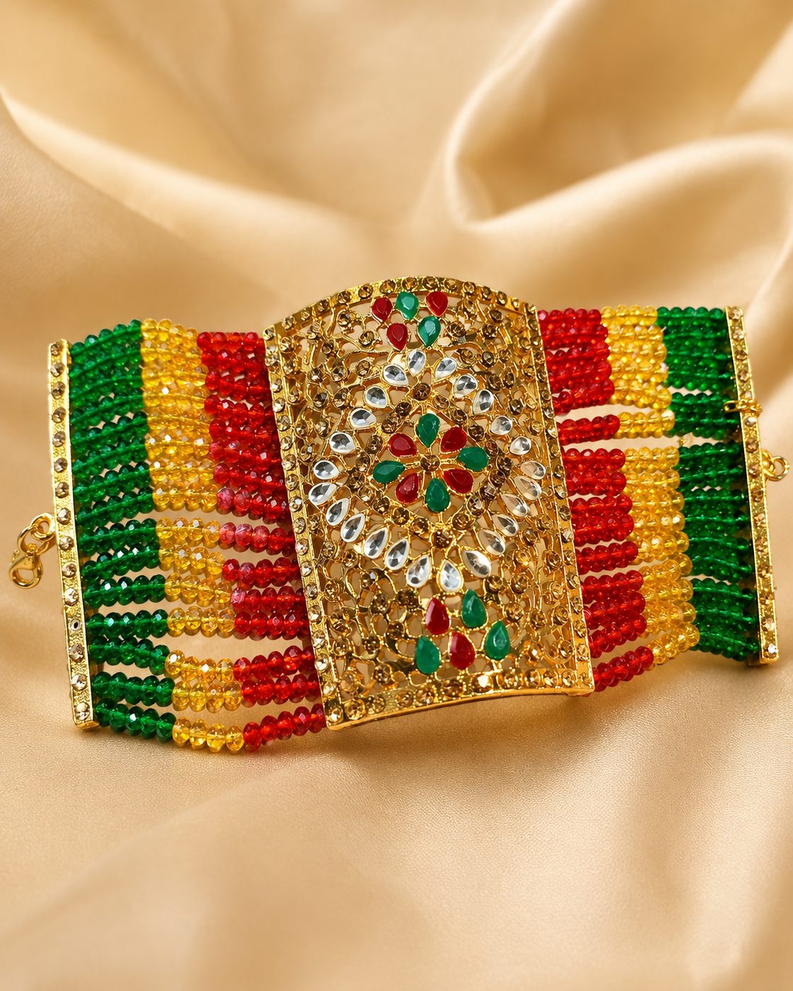 Regal Cascade Beaded Bracelet