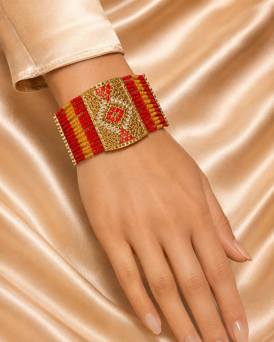 Regal Cascade Beaded Bracelet