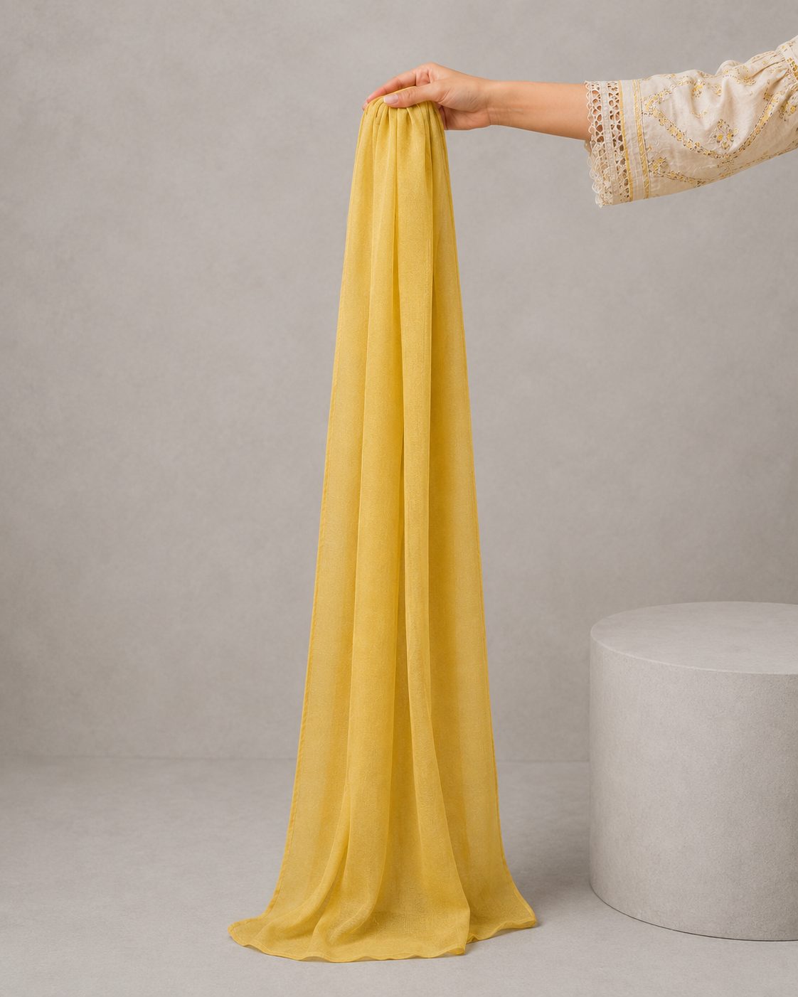 Graceful Chiffon 1-Piece Scarf