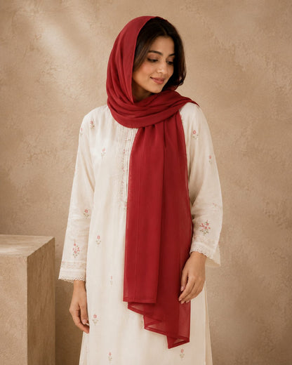Graceful Chiffon 1-Piece Scarf