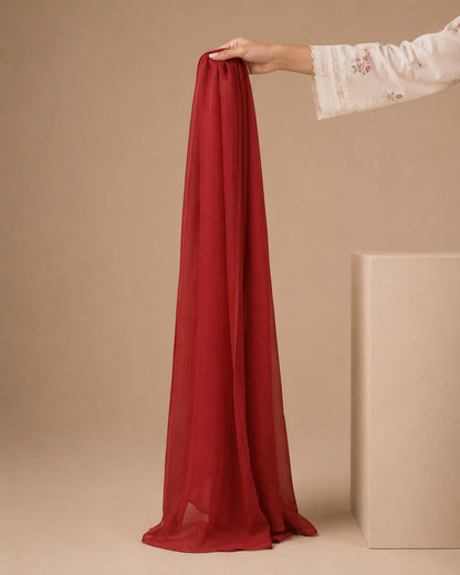 Graceful Chiffon 1-Piece Scarf