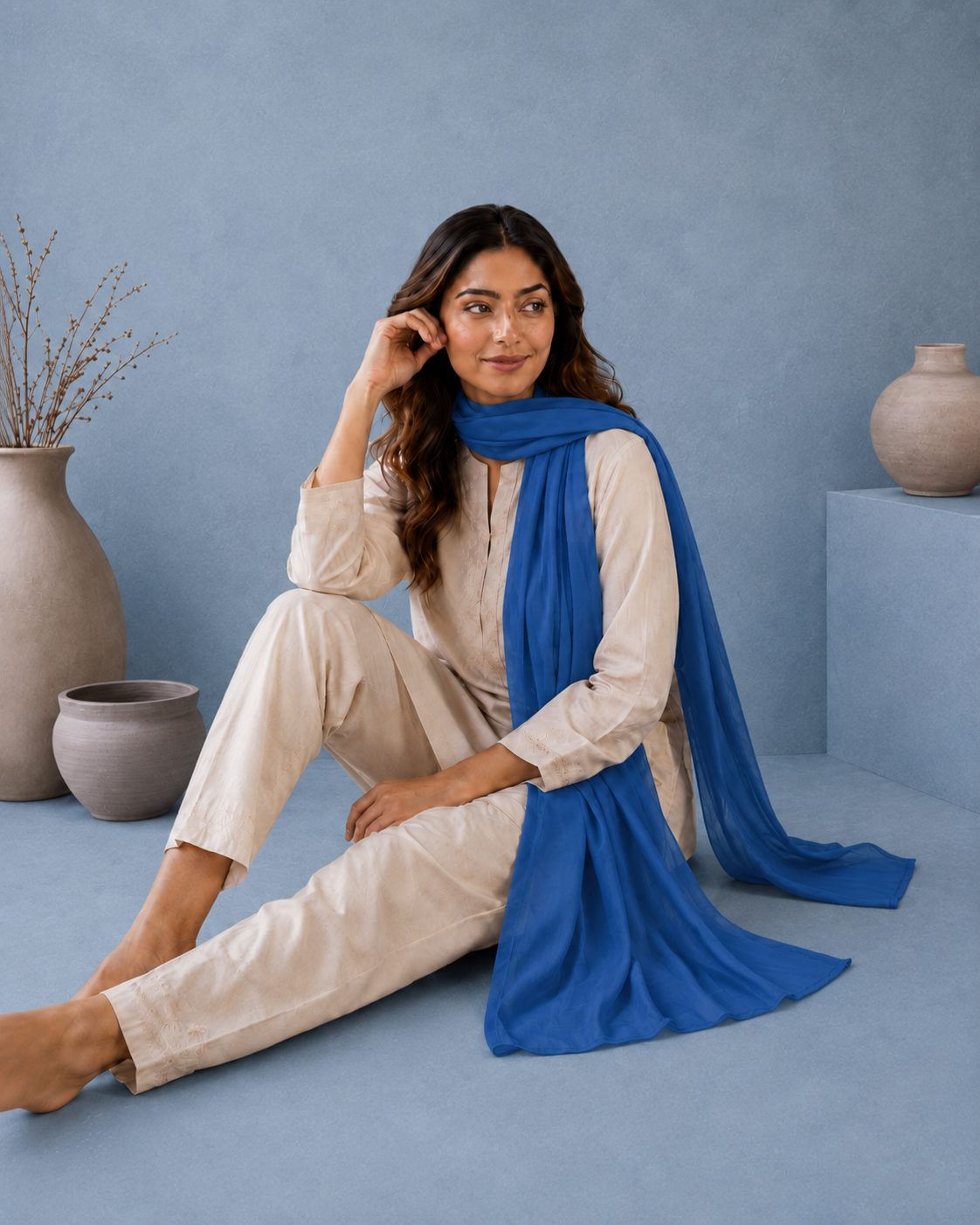 Graceful Chiffon 1-Piece Scarf