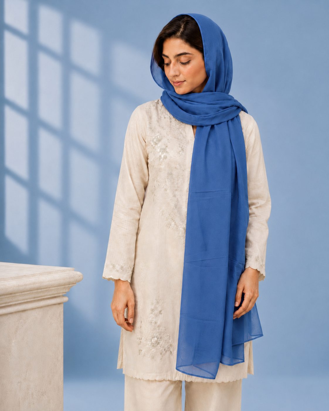 Graceful Chiffon 1-Piece Scarf