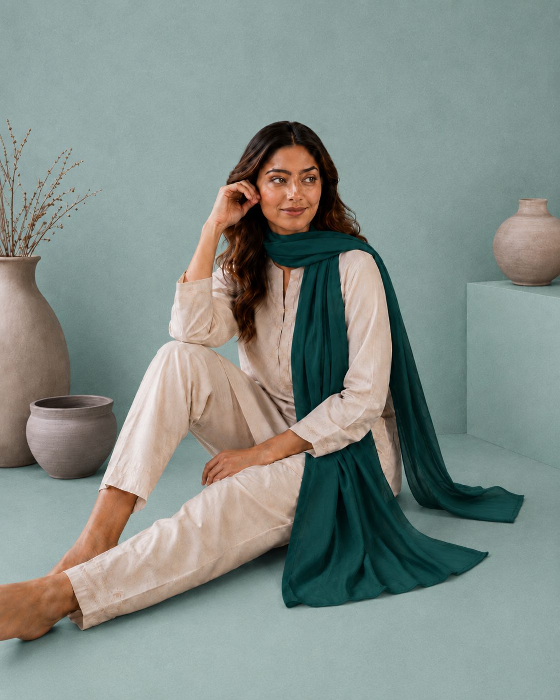 Graceful Chiffon 1-Piece Scarf