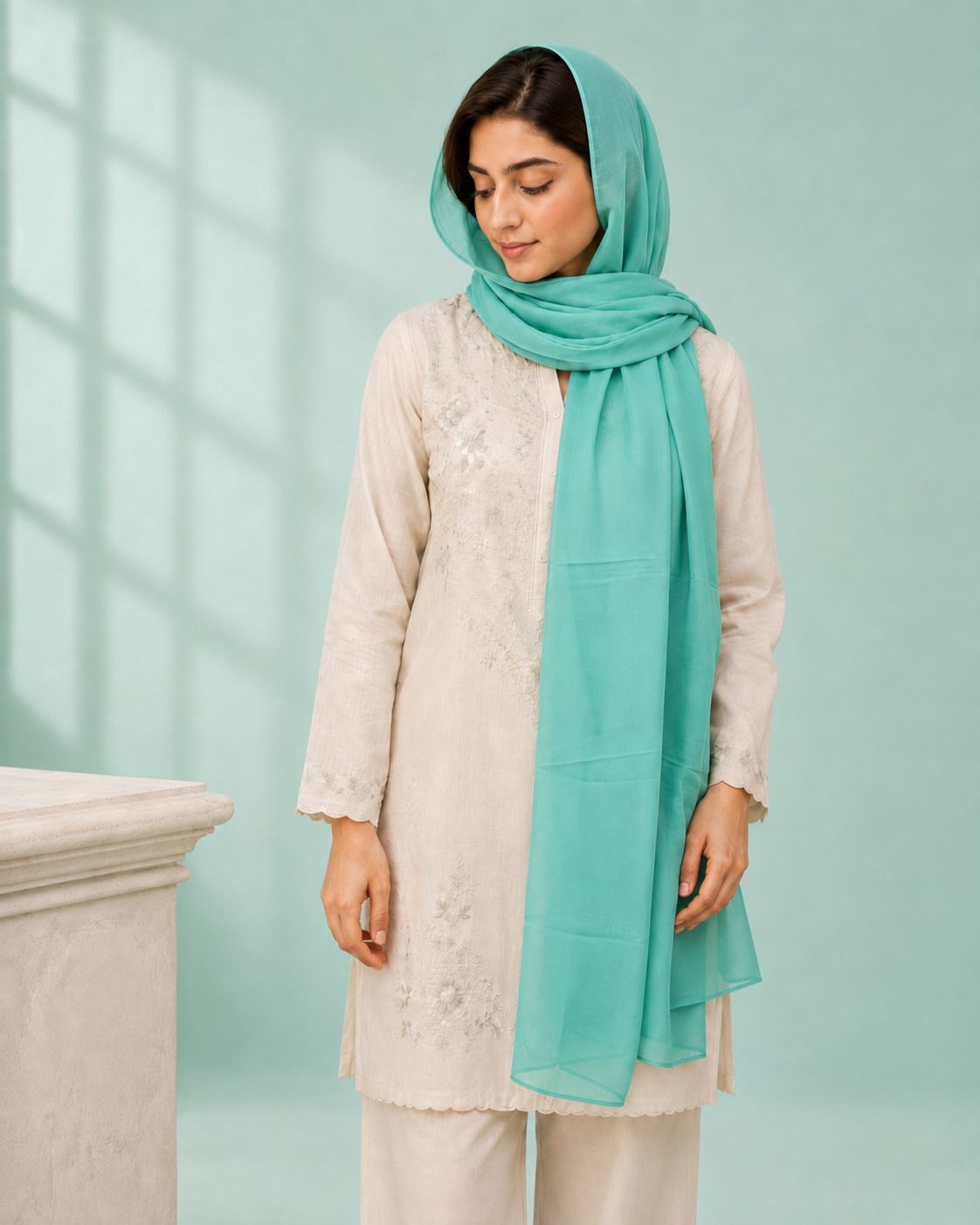 Graceful Chiffon 1-Piece Scarf