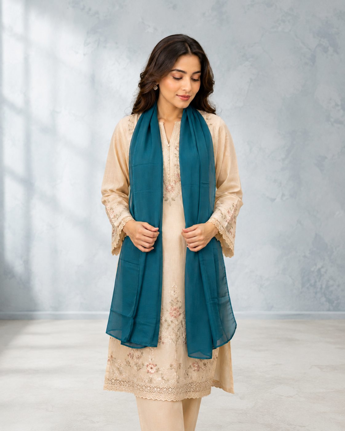 Graceful Chiffon 1-Piece Scarf