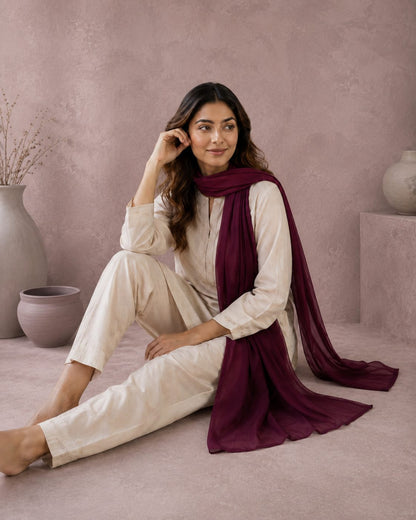Graceful Chiffon 1-Piece Scarf