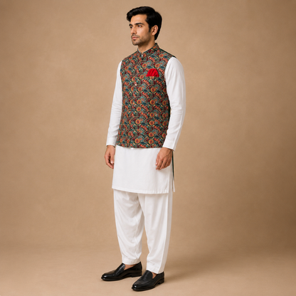 Riwaayat Embroidered Waistcoat