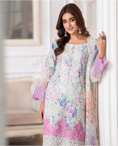 Sahibah Embroidered Lawn Suit
