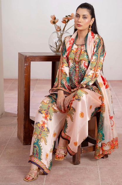 Saman Blush Paisley Set