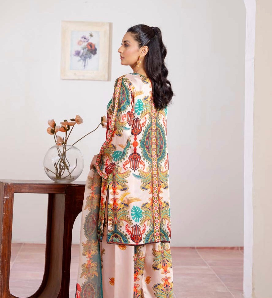 Saman Blush Paisley Set