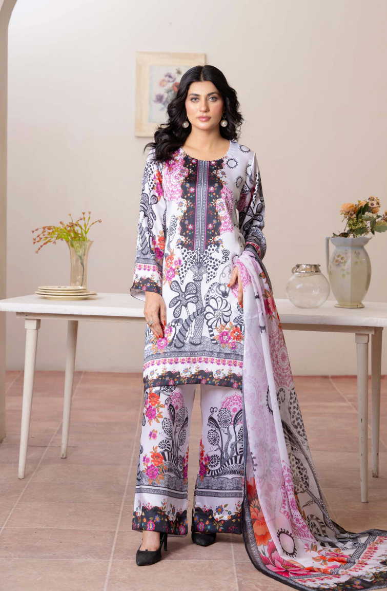 Roshni Monochrome Rose Set